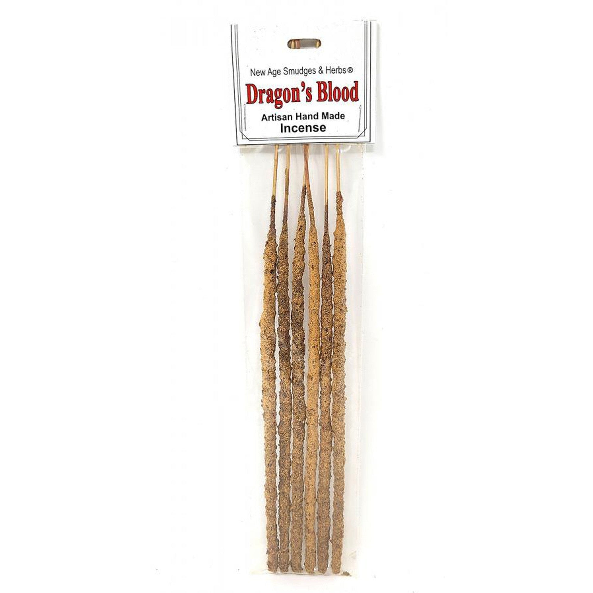 Artisan Handmade Resin & Herb Incense Sticks - Dragon's Blood (6 Pack) - Magick Magick.com