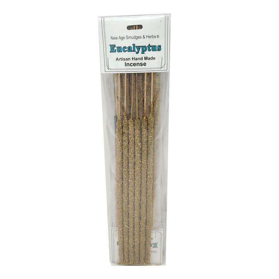 Artisan Handmade Resin & Herb Incense Sticks - Eucalyptus (6 Pack) - Magick Magick.com