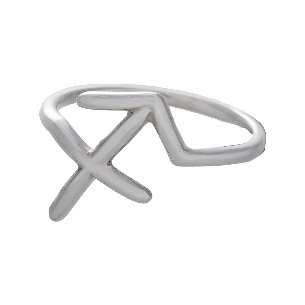 Astrology Sagittarius Sterling Silver Ring - Magick Magick.com