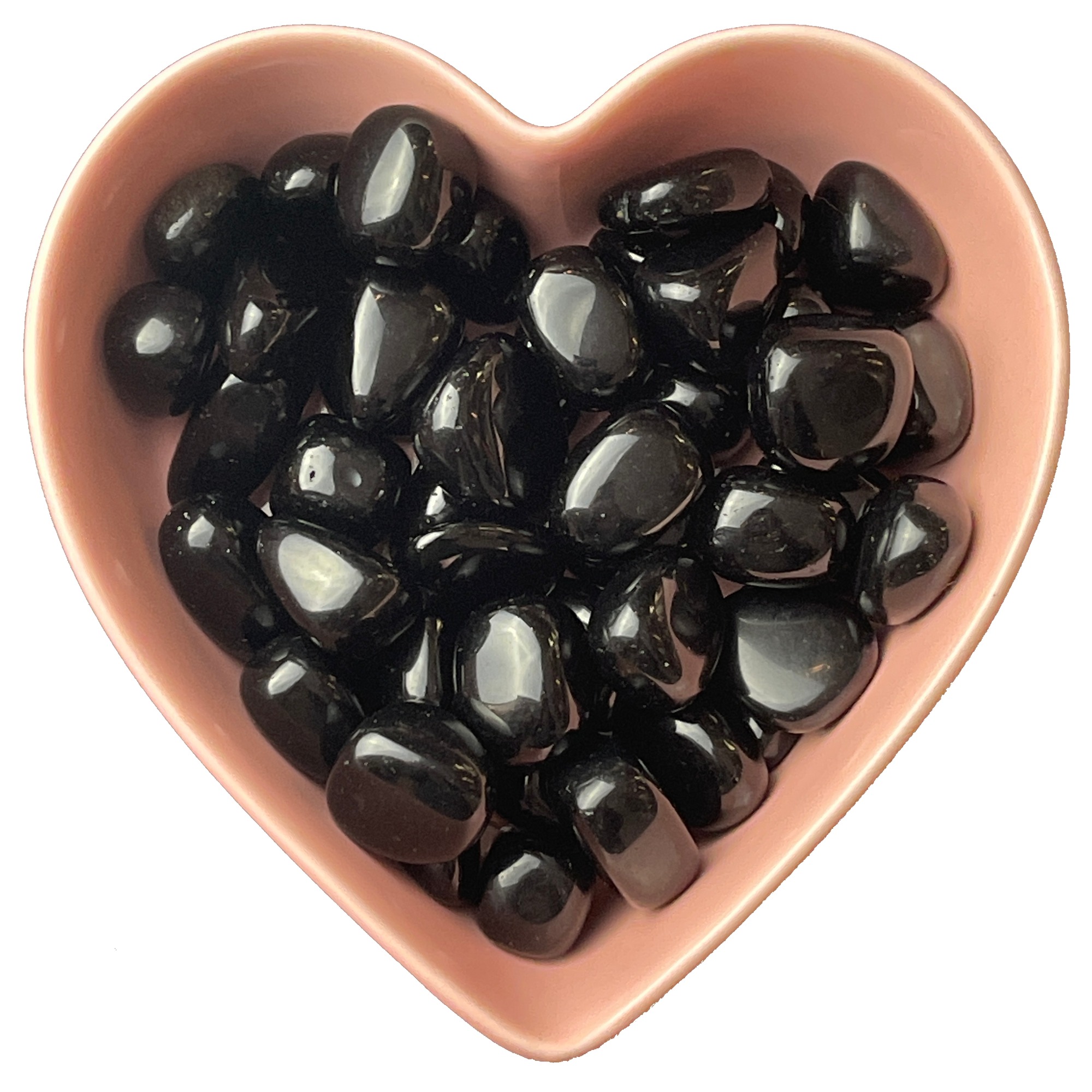 Black Obsidian Tumbled Stone Natural Gemstone - One Stone - Magick Magick.com