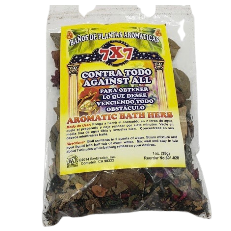 Brybradan Aromatic Bath Herbs - 7x7 Against All - Magick Magick.com