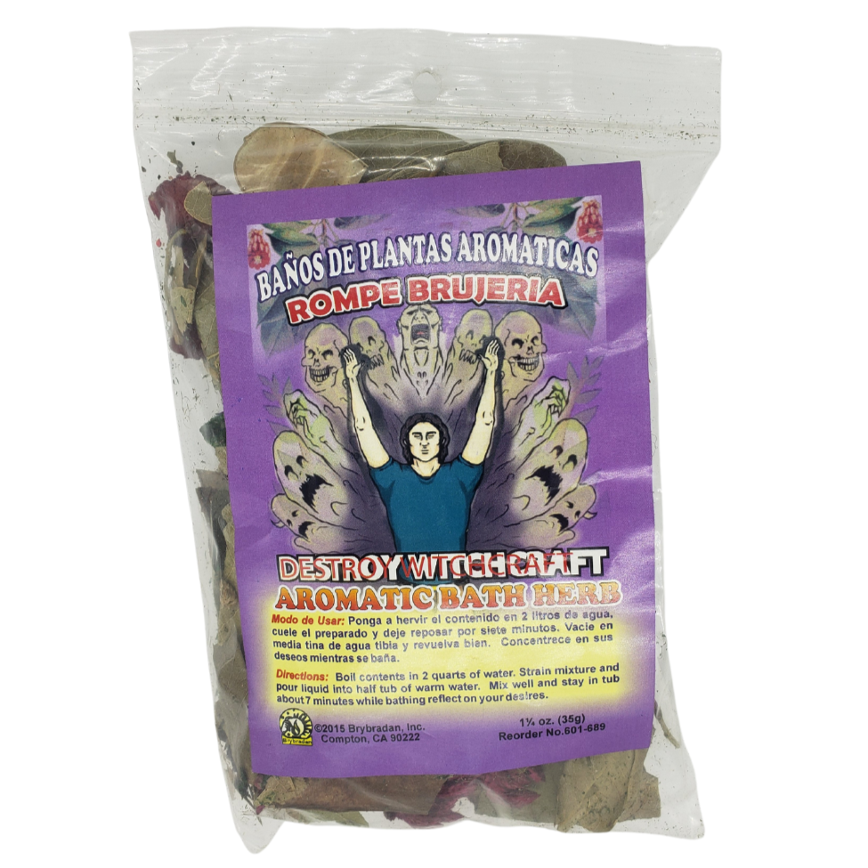Brybradan Aromatic Bath Herbs - Destroy Witchcraft - Magick Magick.com