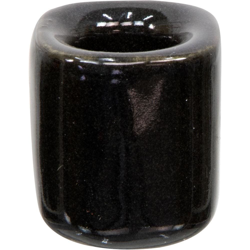 Ceramic Chime Candle Holder - Black - Magick Magick.com