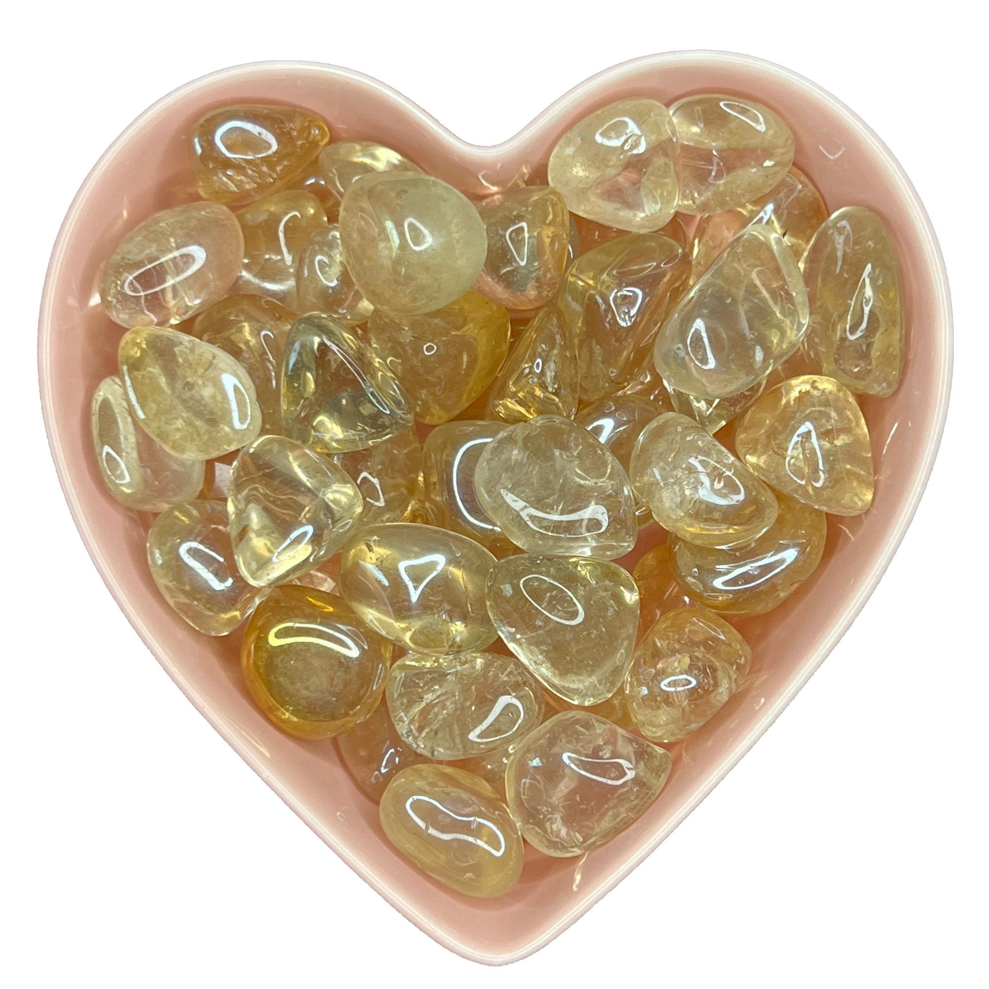 Champagne Aura Quartz Tumbled Stone Natural Gemstone - One Stone - Magick Magick.com