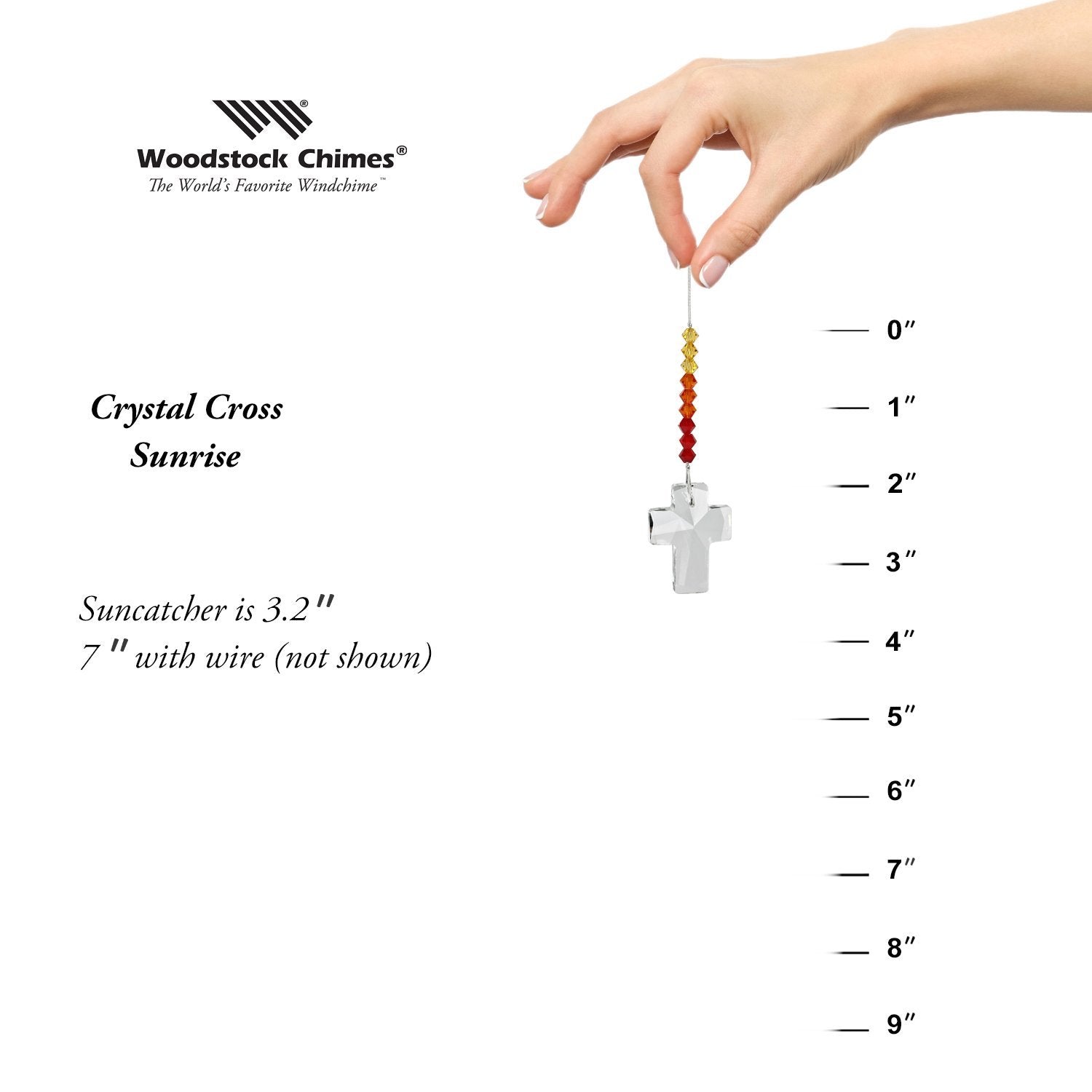 Crystal Cross - Sunrise - Magick Magick.com
