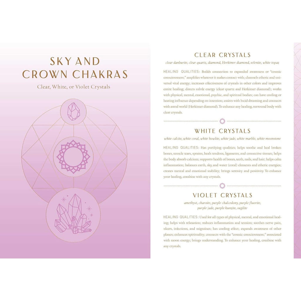Crystal Healing Reflection Journal by Uma Silbey - Magick Magick.com