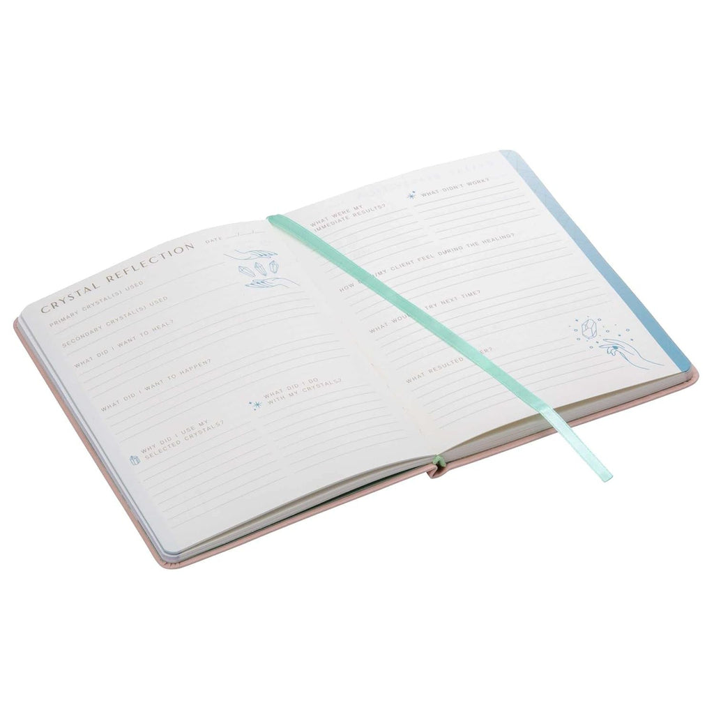 Crystal Healing Reflection Journal by Uma Silbey - Magick Magick.com
