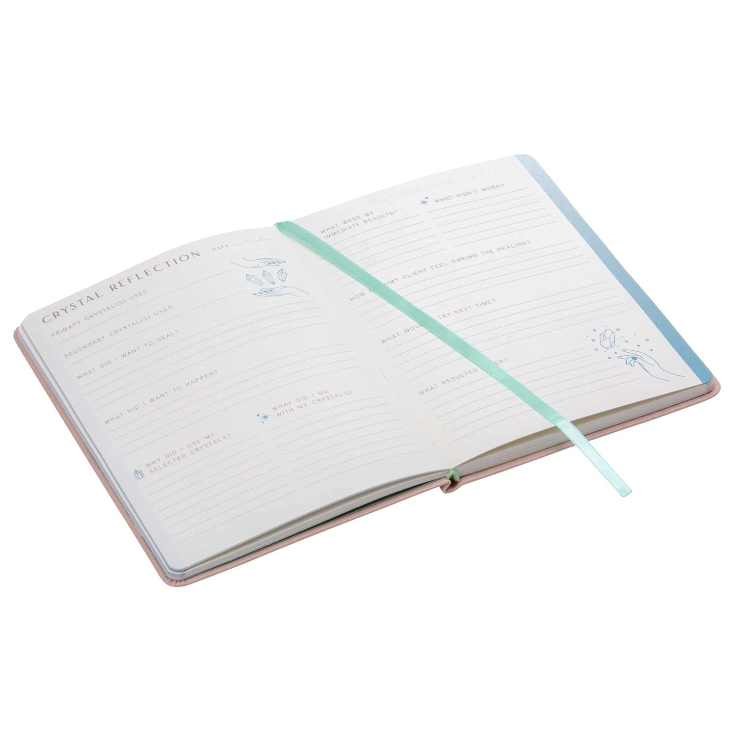 Crystal Healing Reflection Journal by Uma Silbey - Magick Magick.com