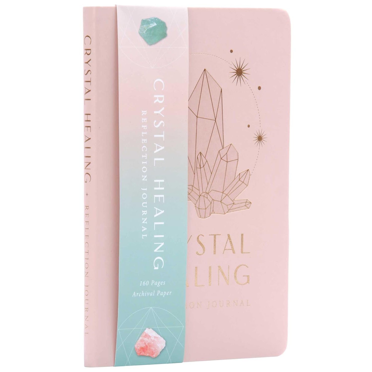 Crystal Healing Reflection Journal by Uma Silbey - Magick Magick.com