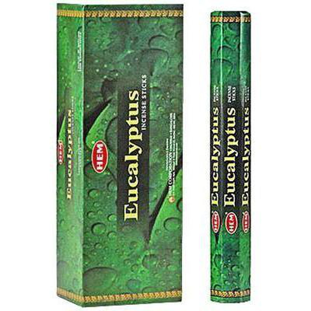 Eucalyptus HEM Incense Stick 20 Pack - Magick Magick.com