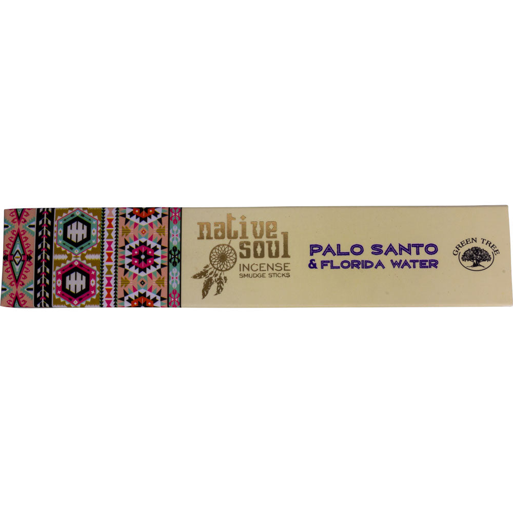 Green Tree Native Soul Incense 15 gram - Palo Santo & Florida Water - Magick Magick.com