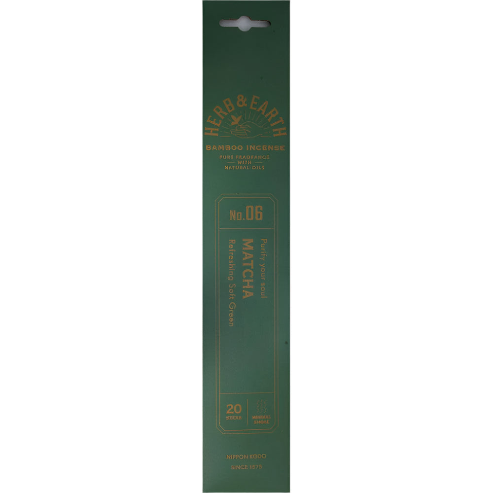 Herb & Earth Incense 20 sticks - Matcha - Magick Magick.com