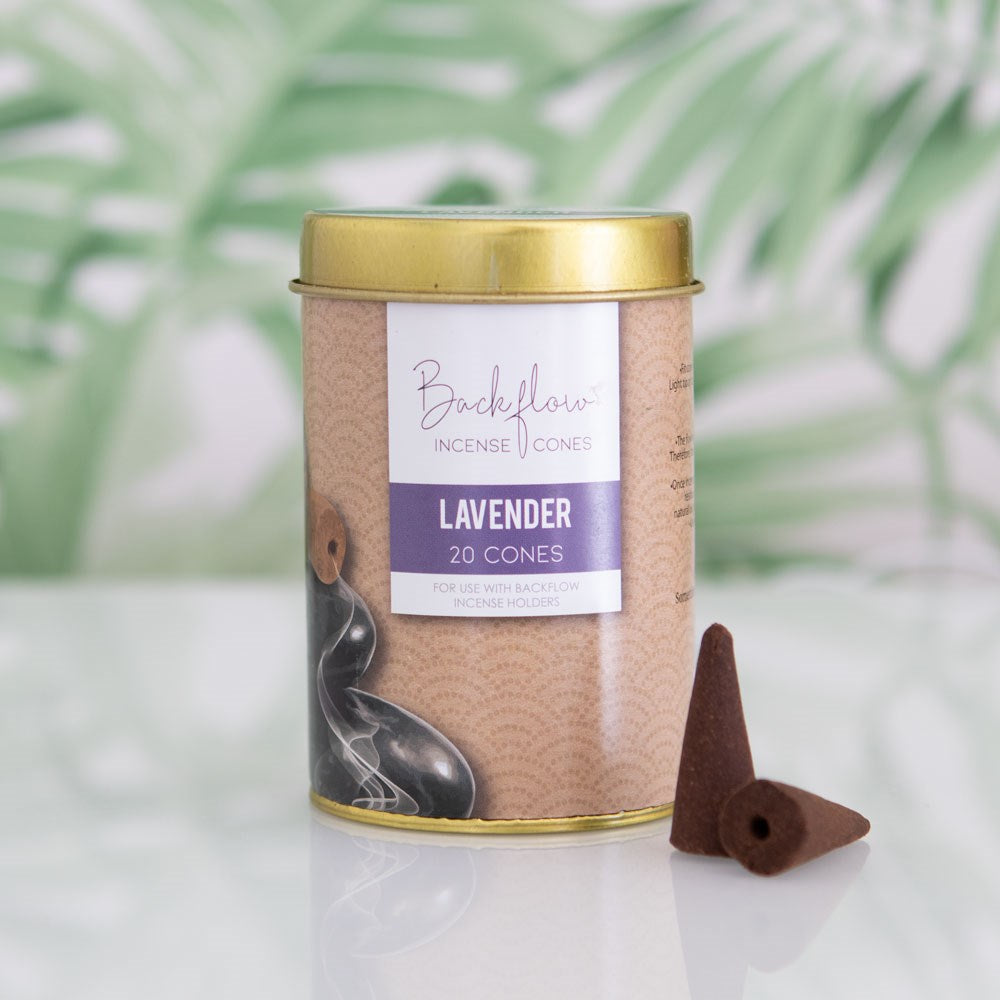 Jumbo Backflow Incense Cones - Lavender (Pack of 20) - Magick Magick.com