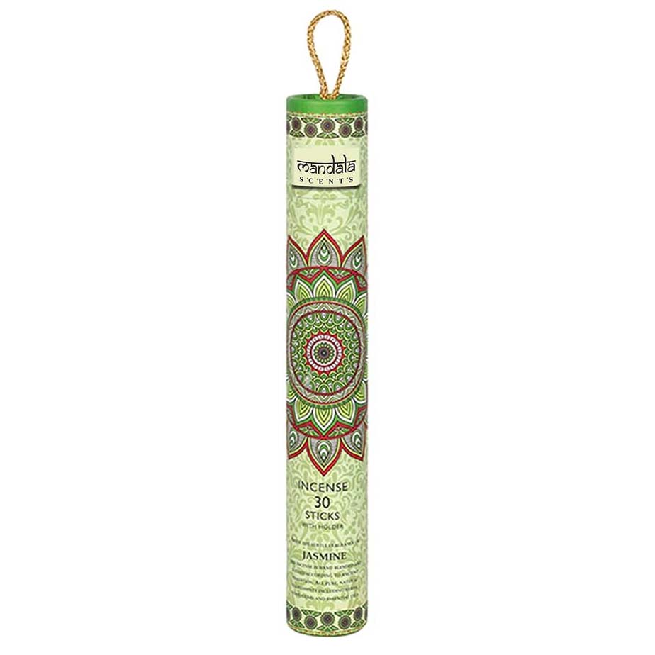 Mandala Incense Sticks with Holder - Jasmine (30 Sticks) - Magick Magick.com