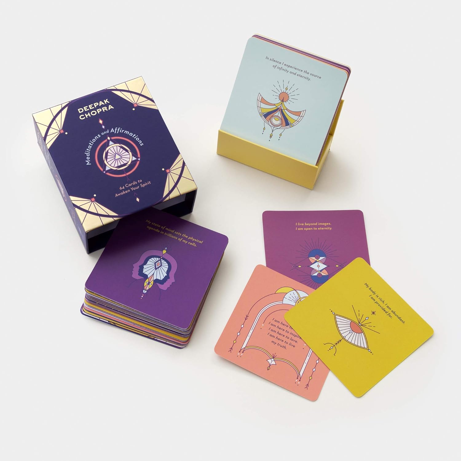 Meditations and Affirmations: 64 Cards to Awaken Your Spirit by Deepak Chopra, M.D. - Magick Magick.com
