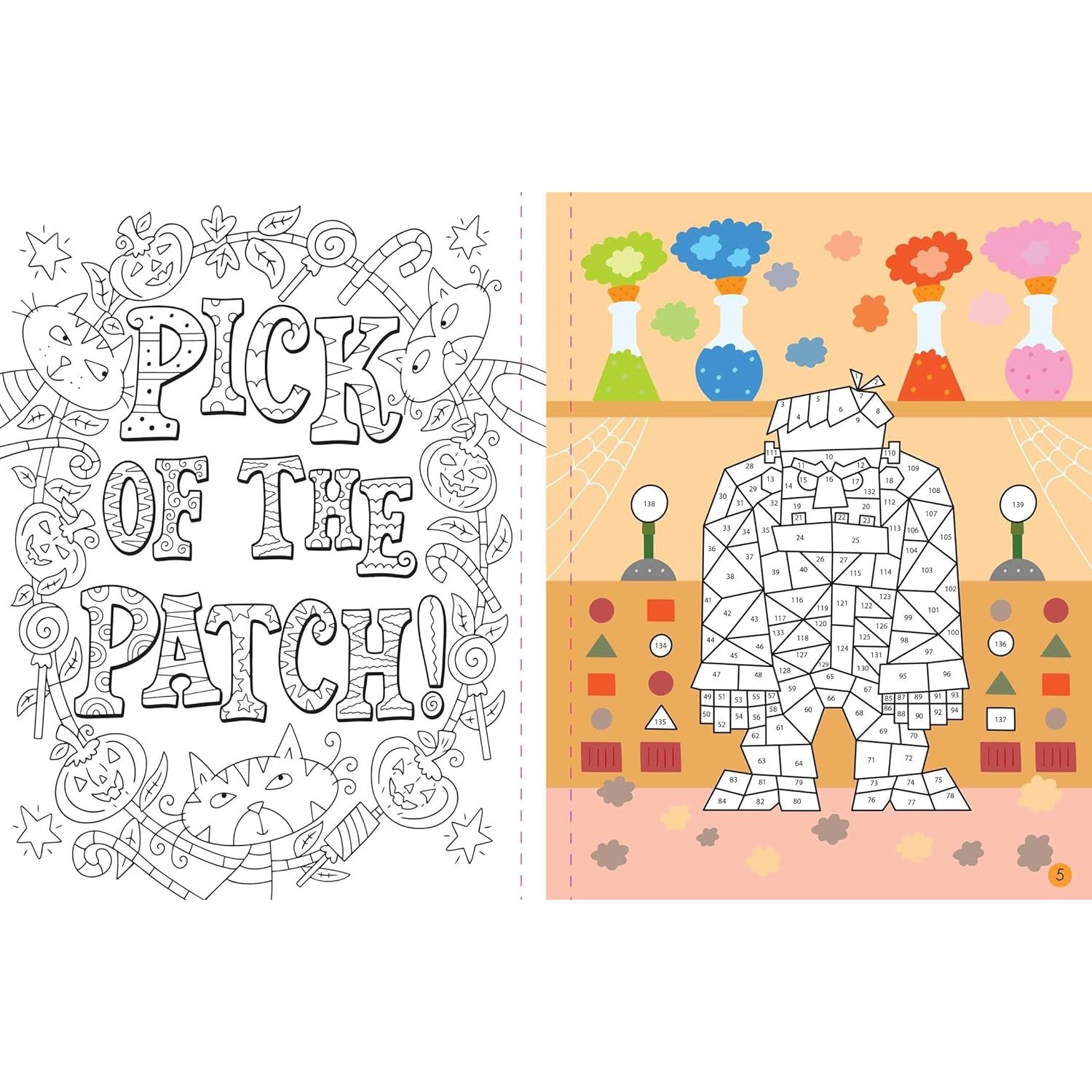Mindful Sticker By Number: Halloween by Insight Kids - Magick Magick.com