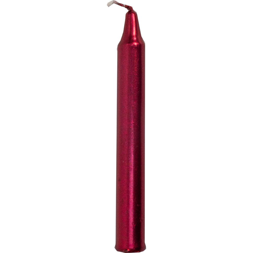 Mini Ritual Spell Candles - Metallic Red (Pack of 20) - Magick Magick.com