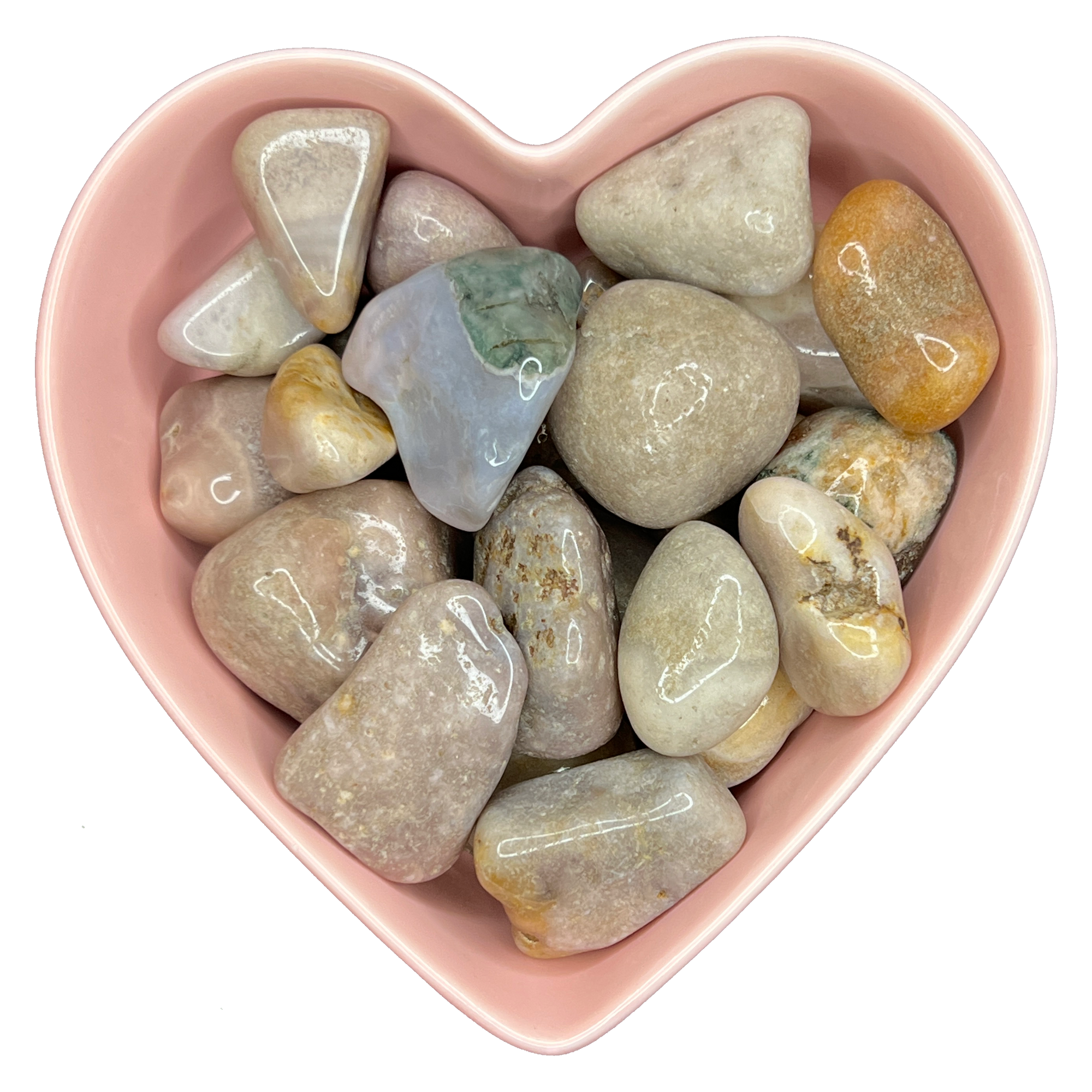 Pink Amethyst Tumbled Stone Natural Gemstone - One Stone - Magick Magick.com