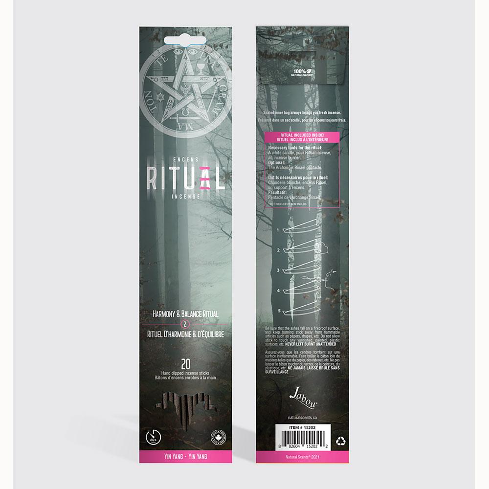 Ritual Incense 20 Sticks - Harmony & Balance - Magick Magick.com