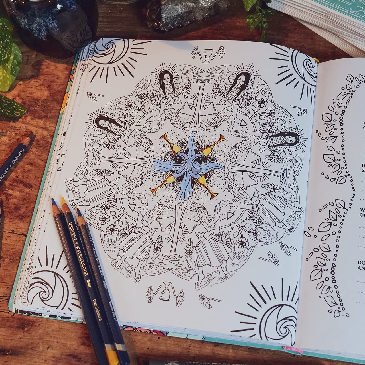 The Modern Witch Tarot Coloring Book by Lisa Sterle - Magick Magick.com
