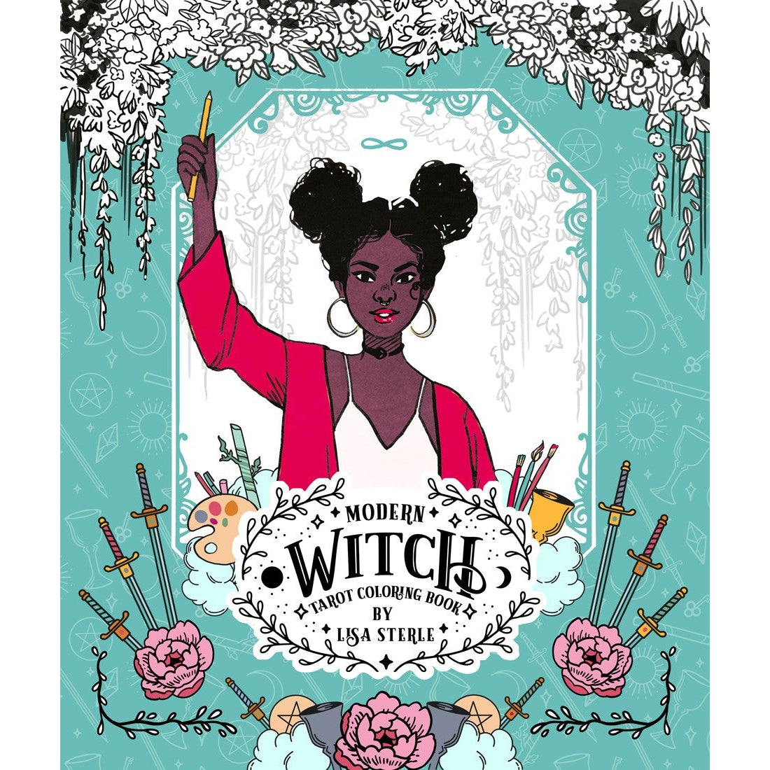 The Modern Witch Tarot Coloring Book by Lisa Sterle - Magick Magick.com