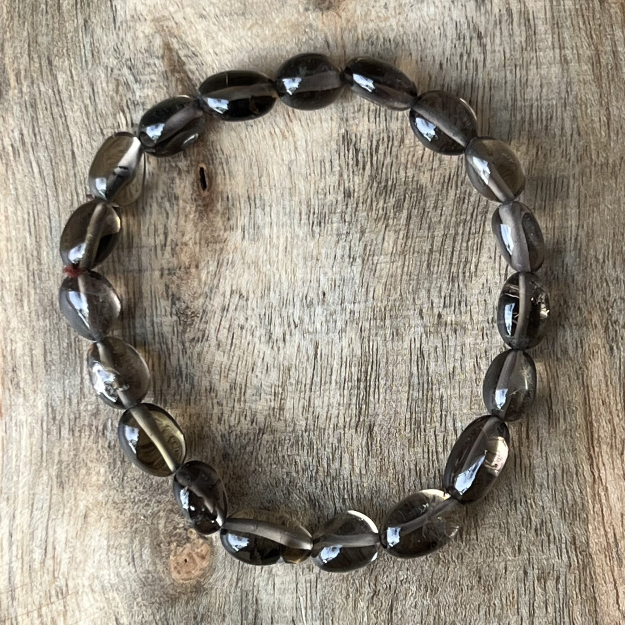 Tumbled Stones Bracelet - Smoky Quartz - Magick Magick.com