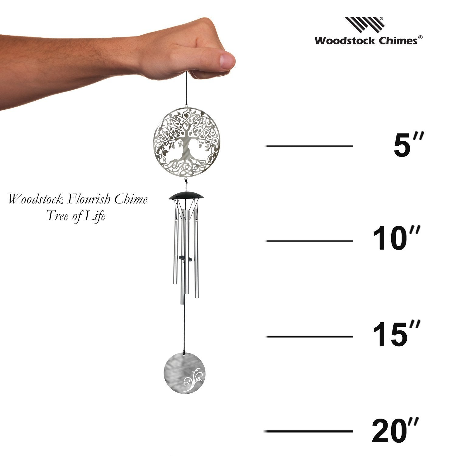 Woodstock Flourish Chime - Tree of Life - Magick Magick.com