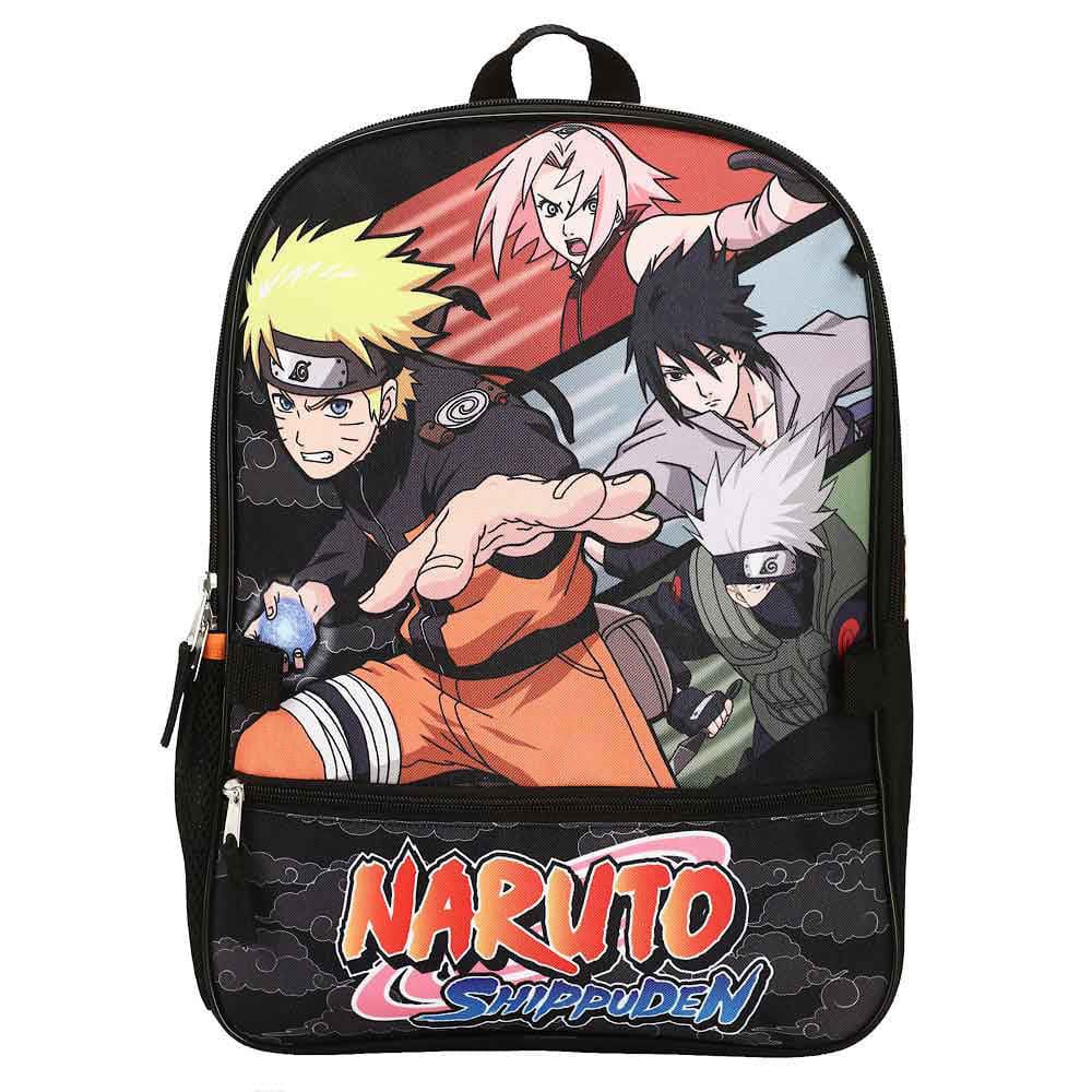 16 Naruto Shippuden Characters Backpack (5 Piece Set) -