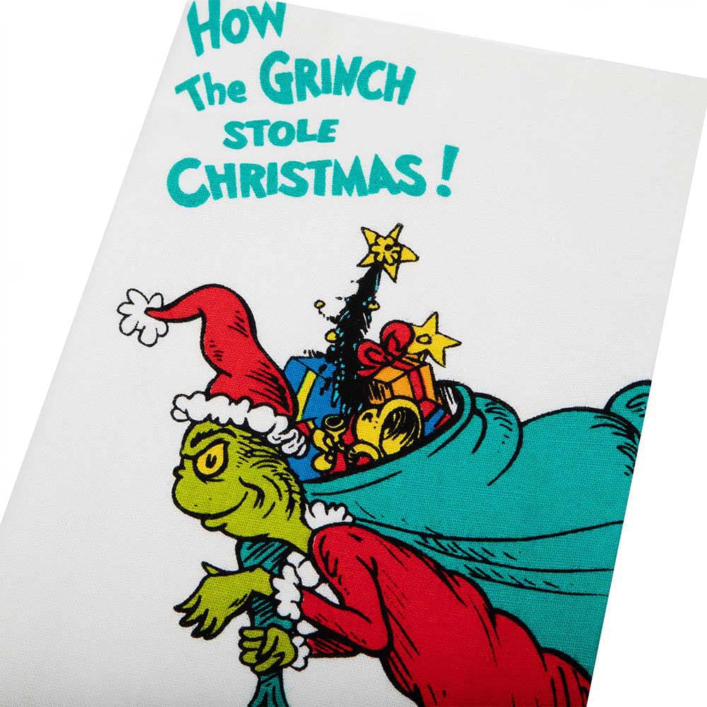 14.5 Dr. Seuss How the Grinch Stole Christmas Tea Towel -