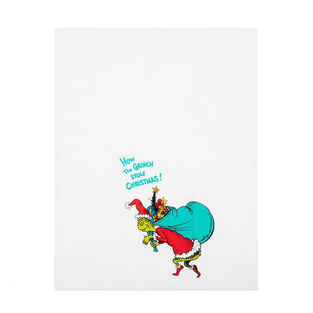 14.5 Dr. Seuss How the Grinch Stole Christmas Tea Towel -