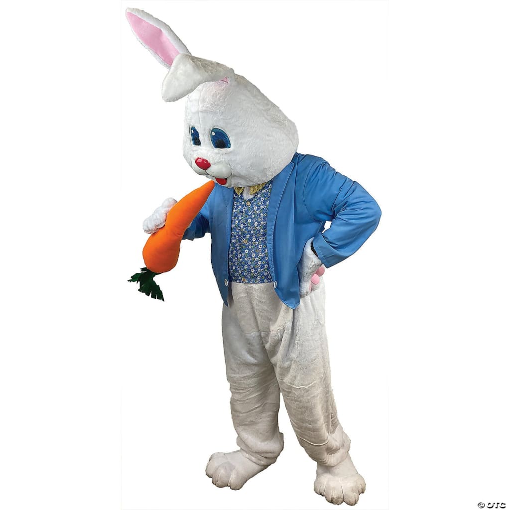 Easter Bunny with Jacket and Faux Vest - Blue - Adult
