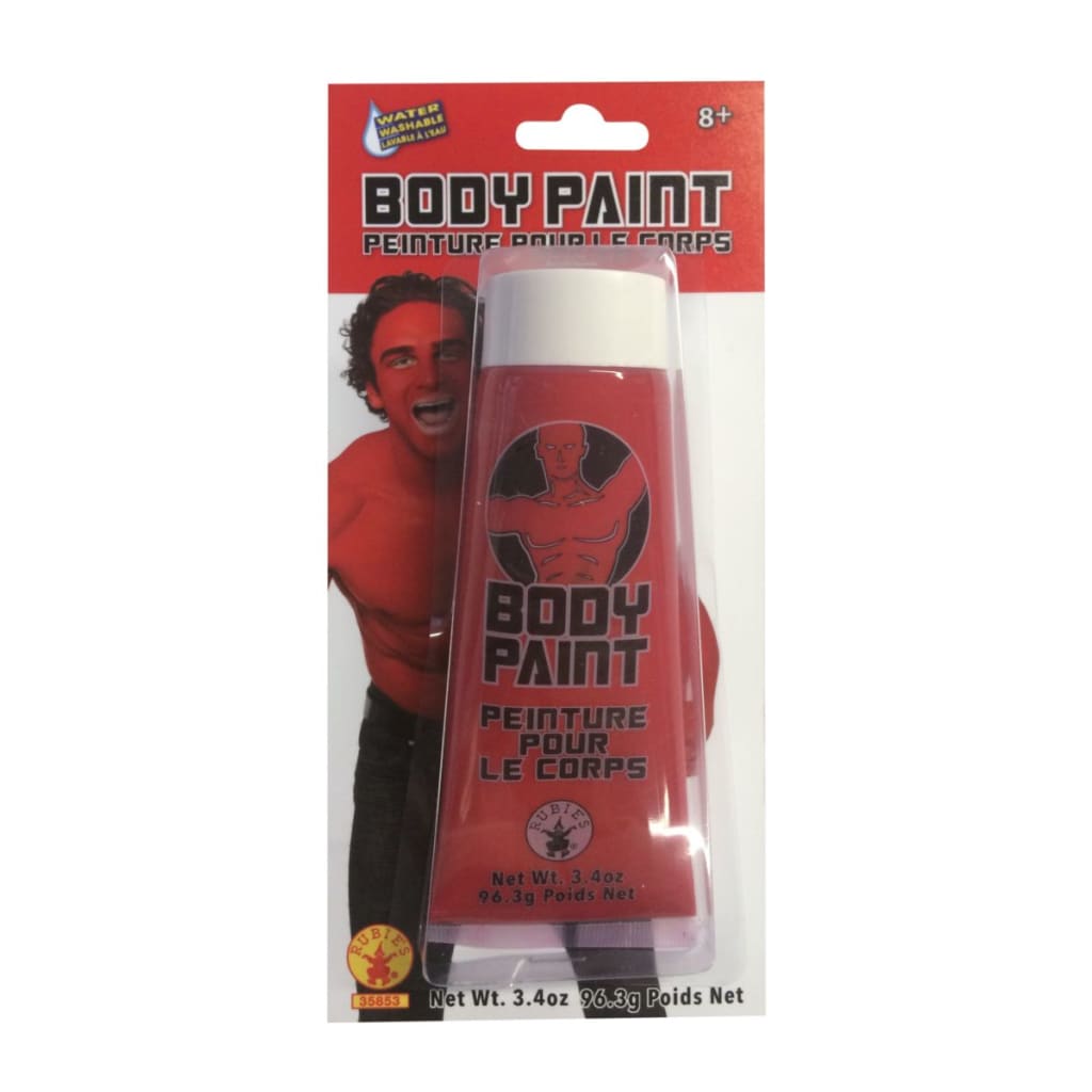 3.4 oz. Red Body Paint