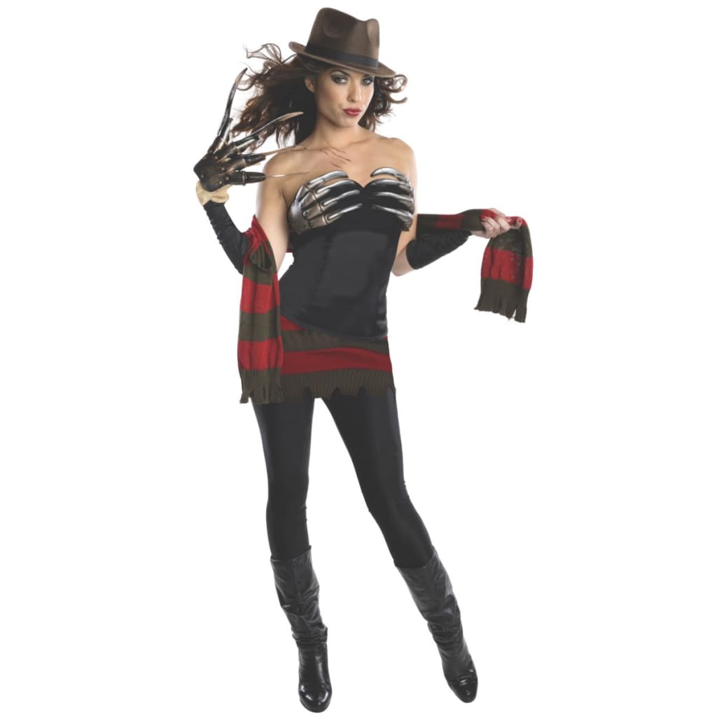 Secret Wishes Never Sleep Again Women's Freddy Krueger Costume
