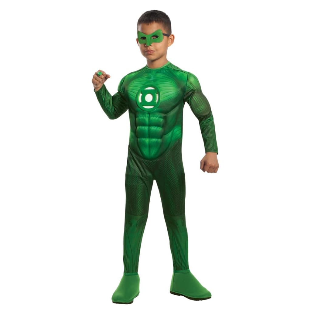 Deluxe Muscle Chest Kids Hal Jordan Costume
