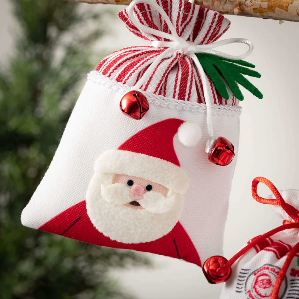 Santa’s Sack Oranment Set (Set of 2) Christmas Decoration -