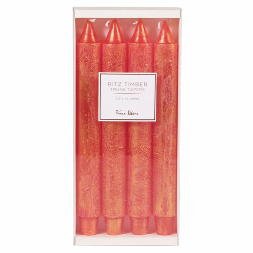 Ritz Red Timber Trunk (Set of 4) Christmas Decoration -