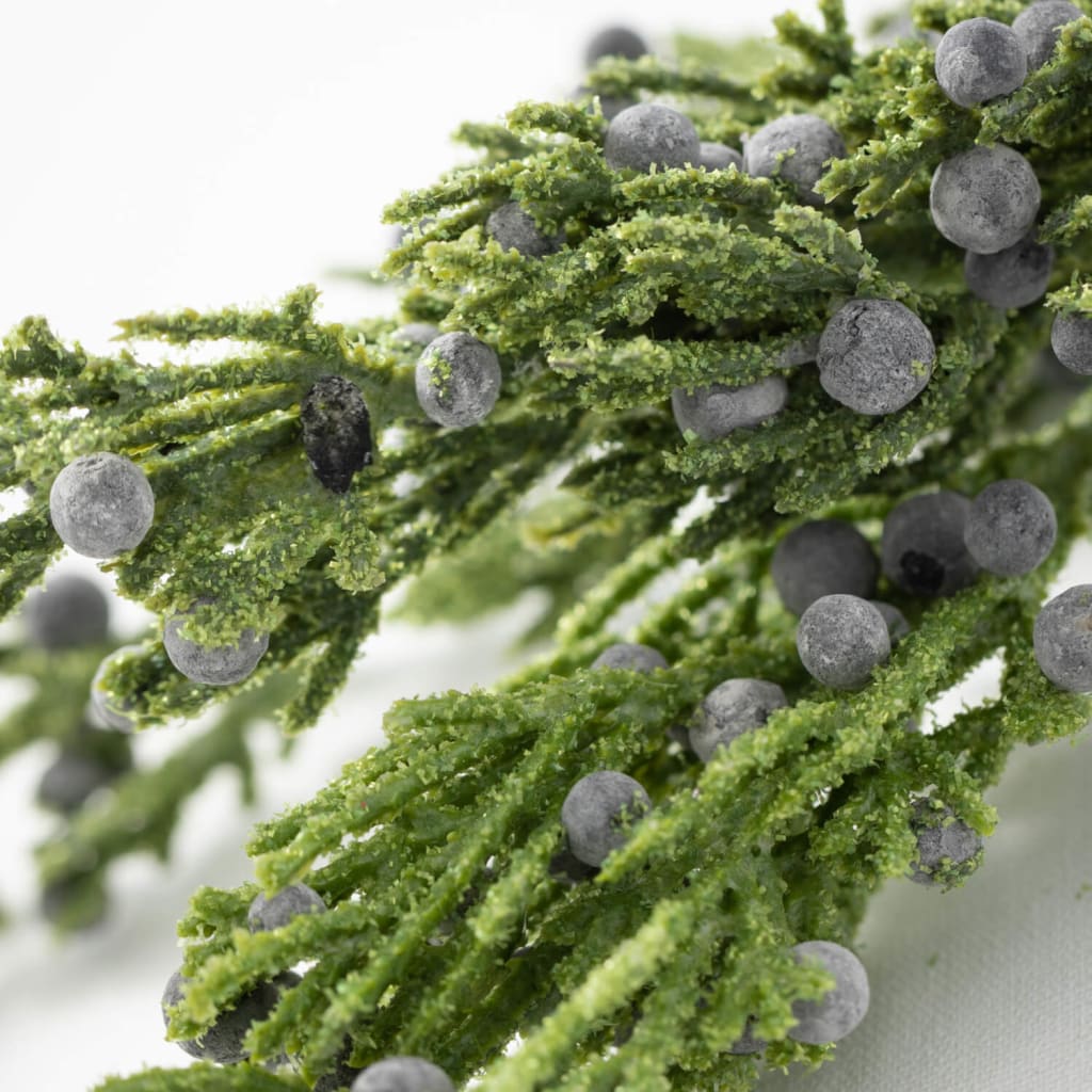 16 Juniper & Blue Berry Spray Christmas Decoration - Stems &