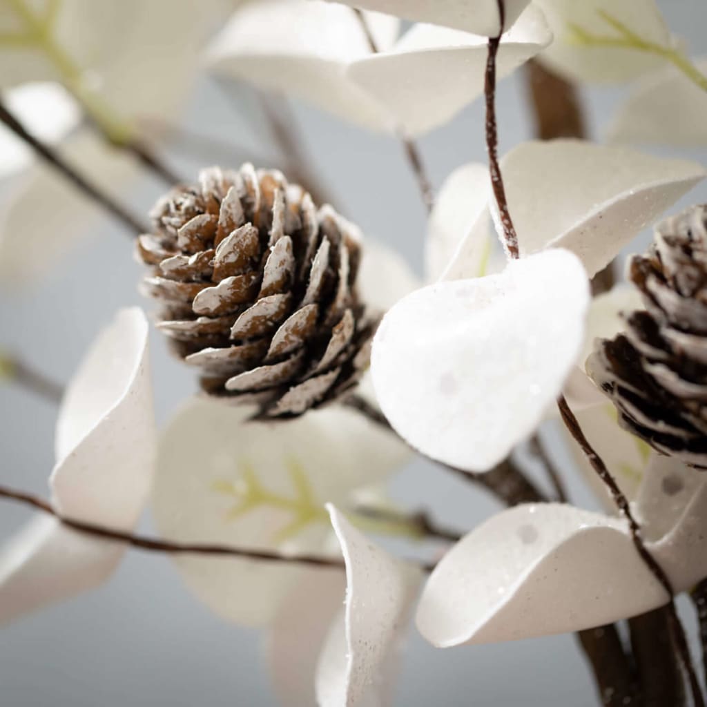 19 White Eucalyptus Wreath Christmas Decoration - Christmas
